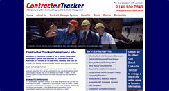 Desktop Screenshot of contractortracker.co.uk