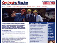 Tablet Screenshot of contractortracker.co.uk